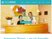 Tablet Screenshot of praxis-gewalt.de